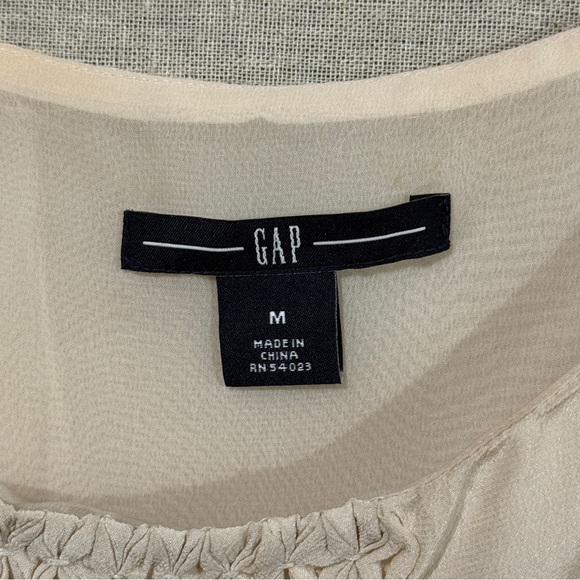 GAP Silk Smocked Festival Tank Top Medium - Picture 7 of 11